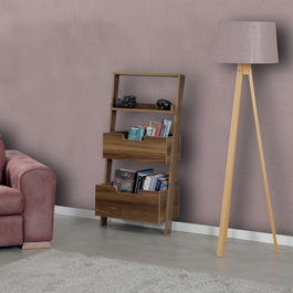 Hanah Home Estantería Low - Walnut
